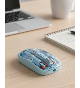Northcity Mavi Kablosuz Mouse: Bluetooth & USB Çift Mod, Optik Hassasiyet ve Ergonomi