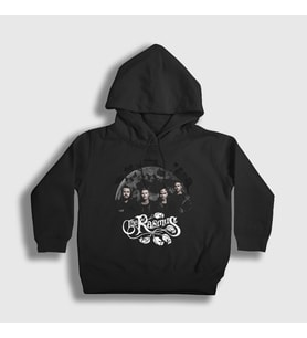 Presmono Unisex Çocuk Siyah Band Müzik The Rasmus Kapüşonlu Sweatshirt 547990tt