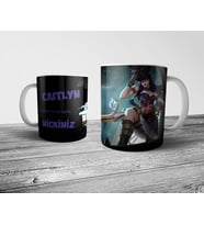 Pixxa  CAITLYN İsimli Kişiye Özel Kupa Bardak (League of Legends,LOL)