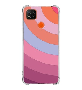 Xiaomi Redmi 10A Köşe Korumalı Antişok Kapak Renk Cümbüşü Tasarımlı Şeffaf Silikon Kılıf