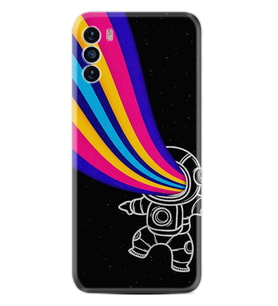 Reeder S19 Max Pro S Kılıf Silikon Desen Özel Seri Colorful Astronot 1727