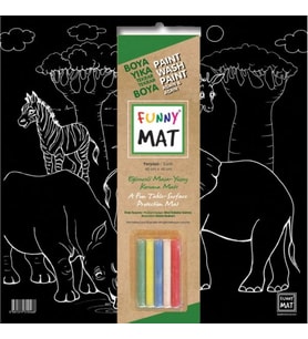 Funny Mat Black Yeryüzü (Tebeşirli)