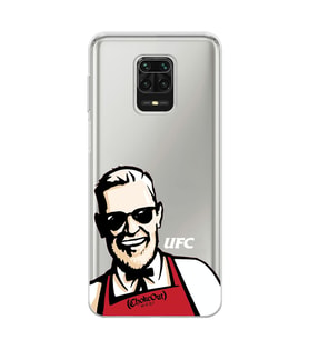 Xiaomi Redmi Note 9S - Redmi Note 9 PRO Uyumlu Conor Mcgregor UFC Tasarımlı Şeffaf Telefon Kılıfı