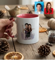 Kişiye Özel Karikatürlü Romantik Aşıklar Sevgiliye Hediye Kupa Bardak Sevgililer Günü Hediyesi