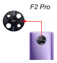 Xiaomi POCOPHONE F2 PRO Arka Kamera Camı Lens Yapışkanlı