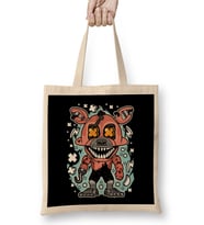 Nightmare Foxy Pop Art Fnaf Bez Çanta Uzun Saplı