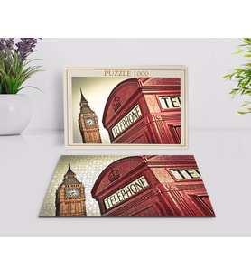BK Home Londra Manzara 1000 Parça Profesyonel Puzzle-15