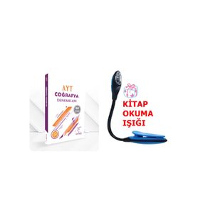 Karekök Yayınları Karekök Yayın. AYT Coğrafya Deneme Seti Kazandıran Süper Set + Kitap Okuma Işığı Hediye (Çok Renkli)