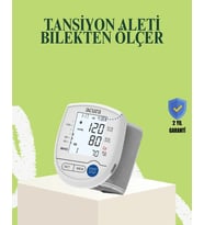 Bilekten Dijital Tansiyon Aleti Hem Pilli Hem Şarjlı Hafızalı