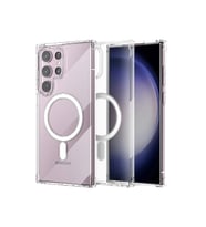 Durukar® Samsung Galaxy S23 Ultra Kılıf Magneticsafe Şeffaf Silikon - Şeffaf
