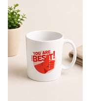 You Are The Best tasarım Porselen Kupa ( Kişiye özel isim baskısı yapılabilir )
