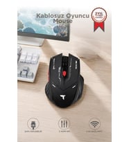 Torima Mouse Çift Modlu Sessiz Kablosuz Oyuncu Fare TM20 Siyah