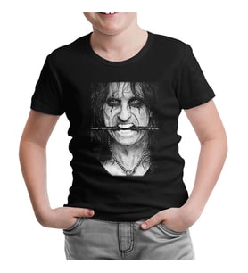 Alice Cooper Siyah Çocuk Tshirt