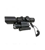 3-10x42 Zoomlu Av Tüfeği Dürbünü Lazeri Zenon Fenerli M9