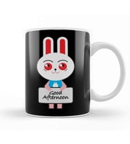 Good Afternoon Rabbit Kupa Bardak Porselen