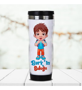 Erkek Çocuğa Hediye Kişiye Özel Termos Suluk