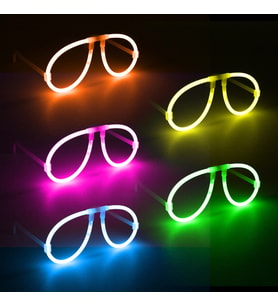 Neon Glow Fosfor Gözlük – Festival &amp; Parti (12&amp;#39;li Set)