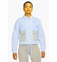 Nike Jordan Flight Woven Blue Jacket Loose Fit Bol Kesim Kısa Kadın Ceket Mavi