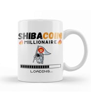 Shibacoin Millionaire Loading SHIBARMY Crypto Kupa Bardak Porselen