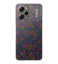 Poco X5 Pro  Kamera korumalı Kapak Hello Kitty Tasarımlı  Şeffaf Kılıf