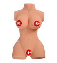 Busty Lady Silikon Yarım Vücut Vajina Mastürbatör