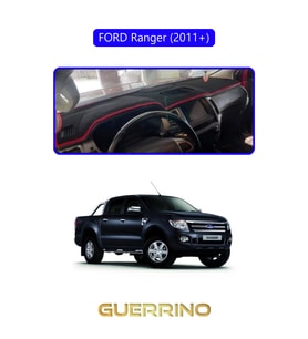 FORD Ranger (2011+) ;TORPİDO KORUMA HALISI MAVİ KENAR