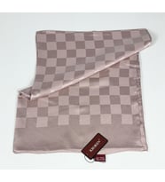 Kroren Krep Jakarlı Dama Desen Şal - 70 x 190 - 7379