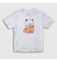Presmono Unisex Çocuk Beyaz Phone Sevgili Sevgililer Gunu Hediye Bubu Dudu T-Shirt 481479tt