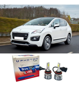 Peugeot 3008 Led Xenon Uzun Far Ampulü HB3 9005 Duo Yeni Seri Beyaz 2013-2016