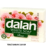 Dalan Beyaz Sabun Gül Tekli 110 Gr