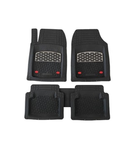 Nissan Qashqai 2006 2013 Paspas Derin Havuzlu Krom Karbon (Siyah - Beyaz)