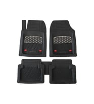 Nissan Qashqai 2006 2013 Paspas Derin Havuzlu Krom Karbon (Siyah - Beyaz)