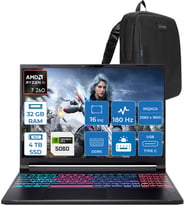 Acer Nitro V 16S Aı Amd Ryzen™ 7 260 32GB Ddr5 4tb SSD 8GB/RTX5060 85W 16"qhd+ 2560X1600 180Hz IPS Freedos Gaming Bilgisayar. NHU03EY001F10+ZETTAÇANTA