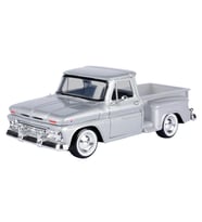 Motormax 1966 GMC C1000 Fenderside 1/24 Gümüş Model Araba