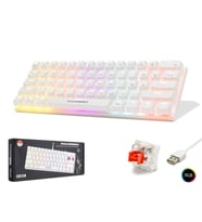 HADRON G508R Mekanik Gaming Mini Klavye Red Switch RGB - Beyaz
