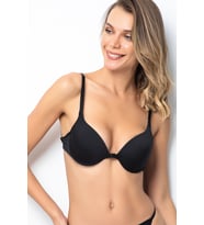Miorre Push-Up Dolgulu Önden Açılabilir Sütyen (Siyah)