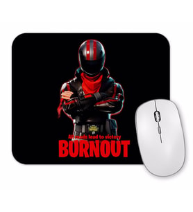 Fortnite Burnout Mouse Pad