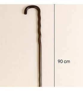 El Yapımı Ahşap Baston – Doğal Ağaç Tasarım (90 cm) (Karışık)