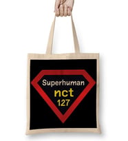 NCT 127 Superhuman 03 Bez Çanta Uzun Saplı