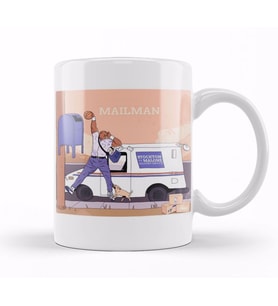 Mailman Malone Kupa Bardak Porselen
