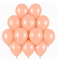 Somon Renk Lateks makaron Balon (30 cm) - 12 Adet