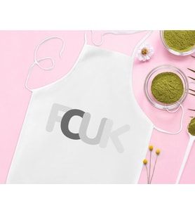 BK Gift Fcuk Tasarımlı Beyaz Mutfak Önlüğü Aşçı Hediyesi, Arkadaşa Hediye-7