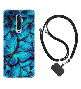 Oppo Reno 2Z 4 Lite 4 Pro 5 6 7 A31 Kılıf Boyun Askılı Silikon Owl 1351