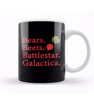 Bears Beets Battlestar Galactica The Office Kupa Bardak Porselen