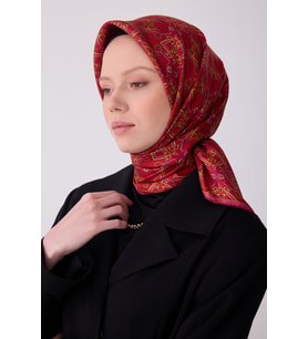 Belli 2026 Yaz Sezonu Twill İpek Eşarp 4328DTM 01