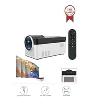Torima  HY450 Beyaz Taşınabilir Ev Sinema Android Akıllı 8K-4K 1080 P BT5.4  Projeksiyon