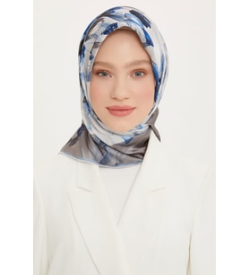 Armine Nostalji Serisi %100 Sura İpek Eşarp 8715D 05