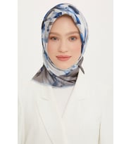 Armine Nostalji Serisi %100 Sura İpek Eşarp 8715D 05