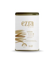 Ezra Olive Oil Naturel Sızma Soğuk Sıkım Erken Hasat 3 Litre Zeytinyağı 2025 Hasadı