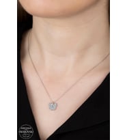 SWAROVSKİ CRYSTAL YUSUFÇUK  925 AYAR GÜMÜŞ KOLYE